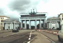 Renovation-works at the Brandenburg Gate